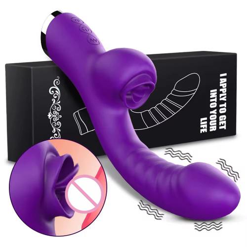 Delove New Usb Charge Av Wand Female Rabbit Vibrator 10 Vibration Sucking Masturbator Clitoris For Women