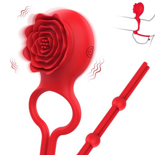 Factory Wholesale  Pleasure Couple Sharing Clitoral Stimulation Passion Lock Fine Ring Vibration