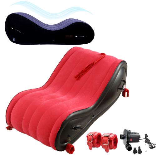 Folding Inflatable Sex Sofa Chair With Bondage Kits Role Play Love Furniture Erotic   Game  For Couples