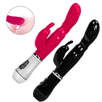 Funny Abs Electric And Rubber G-spot Vibrator   For Female Rabbit Women