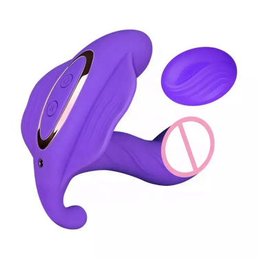 G Spot Wearable  Clitoris Stimulation Vibrator For Women Remote Control Butterfly Heating Panty Massager