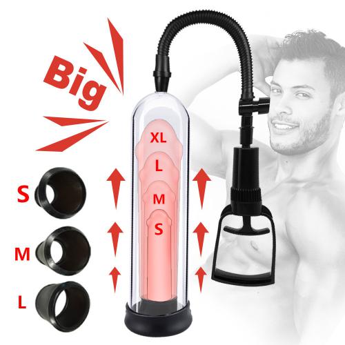 Good Quality Cheap Price Cock Strong Penis Enlargement Vacuum Pump Powerful Trainer  For Men