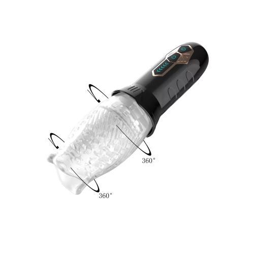 Hot Sell Silicone Waterproof Vibrations Automatic Piston Rotating Sucking Male Masturbation Cup  For Men Vibrator