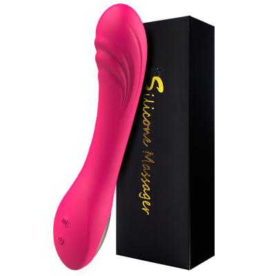Hot  Selling 12 Speeds Waterproof Silicone Dildo Vibrator Massage Clitoris And G-spot Av Wand For Women