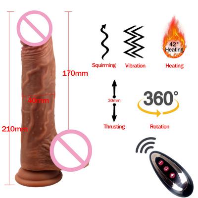 Hot-selling Electric Simulation Dildo Masturbator For S Female Erotic Sex  Vibrators By Manufacturer Foreign Trade