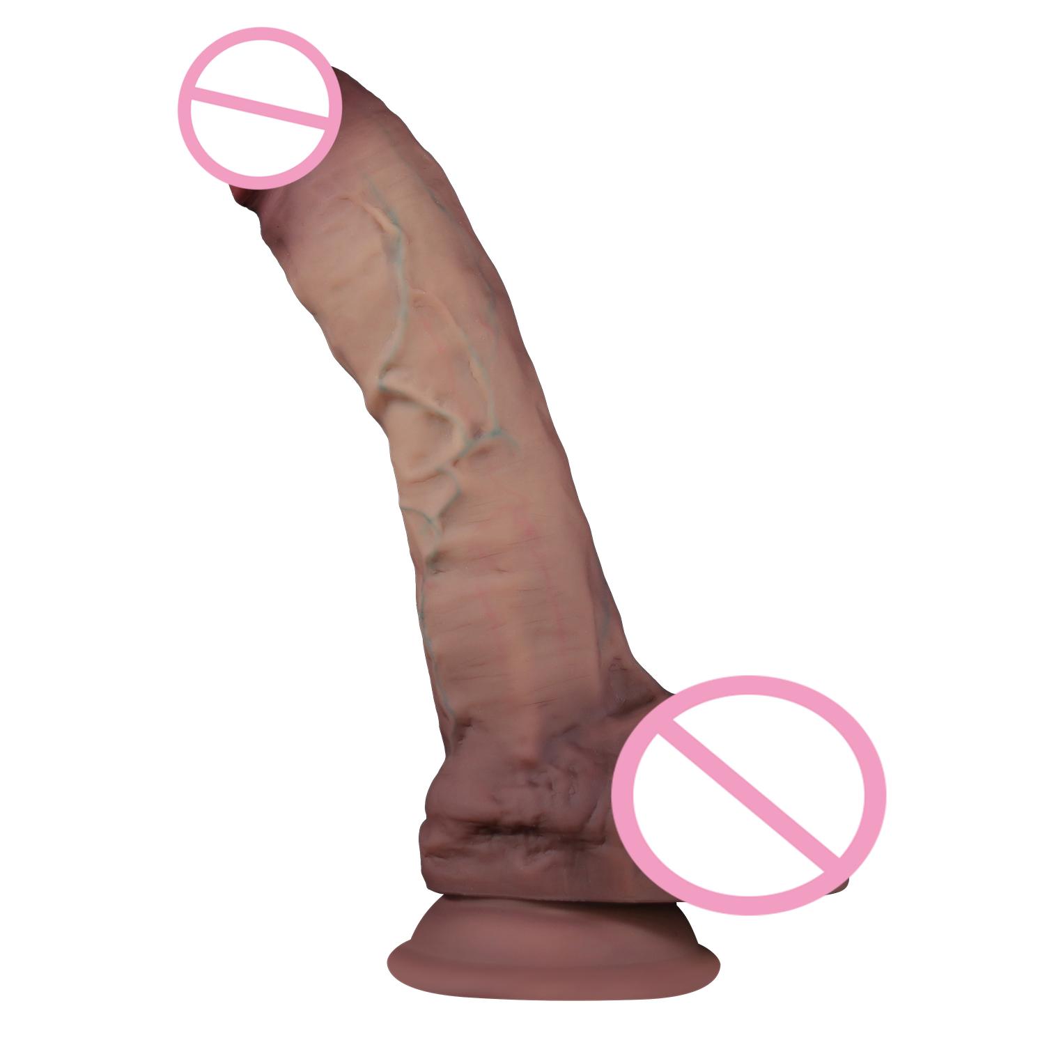 Huge Soft Silicone Dildo  Sexy Liquid Realistic Looking Sex For Women -friendly Featuring Shemale & Penis Design