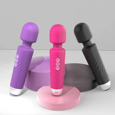 In Stock Or Customized Powerful Magic Cordless Vibrating Lesbian Japanese Clitoral Vibrator Wand Massager  For Woman