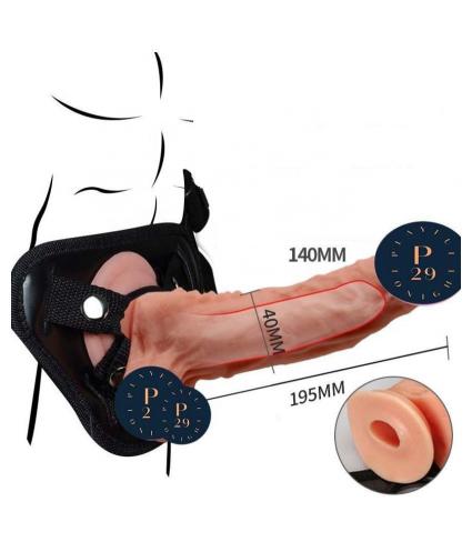 Made In India Dildos Wearable  For Man Realistic Vibrator Massager Strap On With Belt Men