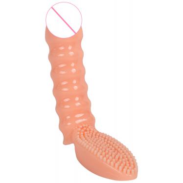 Magic Finger Orgasm Vibration G-point Stimulation Dildo Cover Vibrator Vibrating Ring For Women