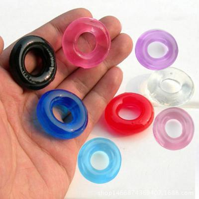 Men's Three-color Silicone Utensils Sexy   Crystal Locking Sperm Rings Wolf Tooth & Sheep Eye