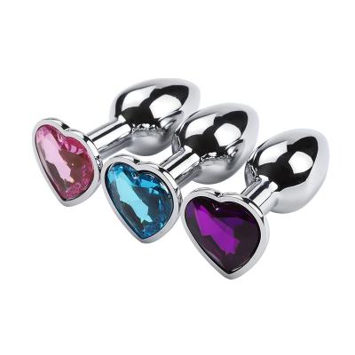 Mini Silver Anal Plug With Round Bottom For Men Women Outdoor Regular Rectal Expansion  Sex  Made Of Durable Metal
