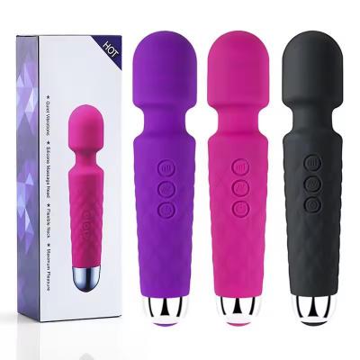 New Arrival  Clit Vibrator 20 Modes 8 Speeds Av Wand Woman's Vibration Clitoris Stimulator  For Women