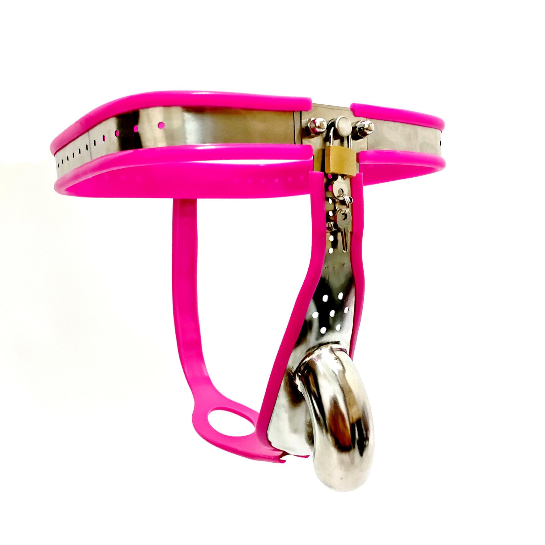 New Arrival Chastity Panty Metal Cock Cage Stainless Steel Male Belt Lock Bondage Device Penis  For Men
