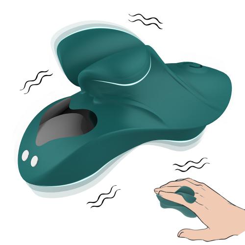 New Silicone 9 Frequency Vibration Female Masturbation Clitoris Stimulation Mini Heart Finger Vibrator