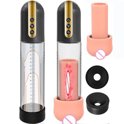 Penis Enlargement Vacuum Pump Vibrator  For Men Artificial Vagina Sexy Masturbation Cool  Pussy Shop