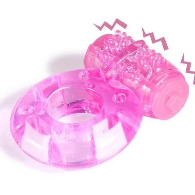 Penis Ring Vibration Delayed Ejaculation Clitoral Massage Stimulator Medical Soft Rubber Elastic