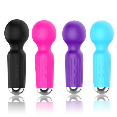 Powerful Vibrator Clitoris Stimulator G Spot 20 Modes Usb Wand Vibrating Massager Mini Av