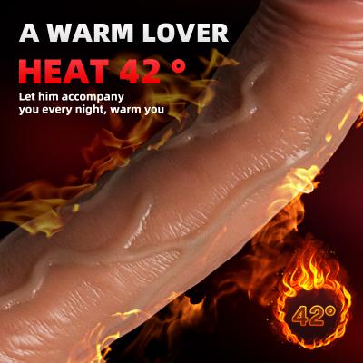 Realistic Veiny Telescopic Silicone Dildo With Remote Control Hot Vibrators For Male Pleasure Anal And Spot Stimulation