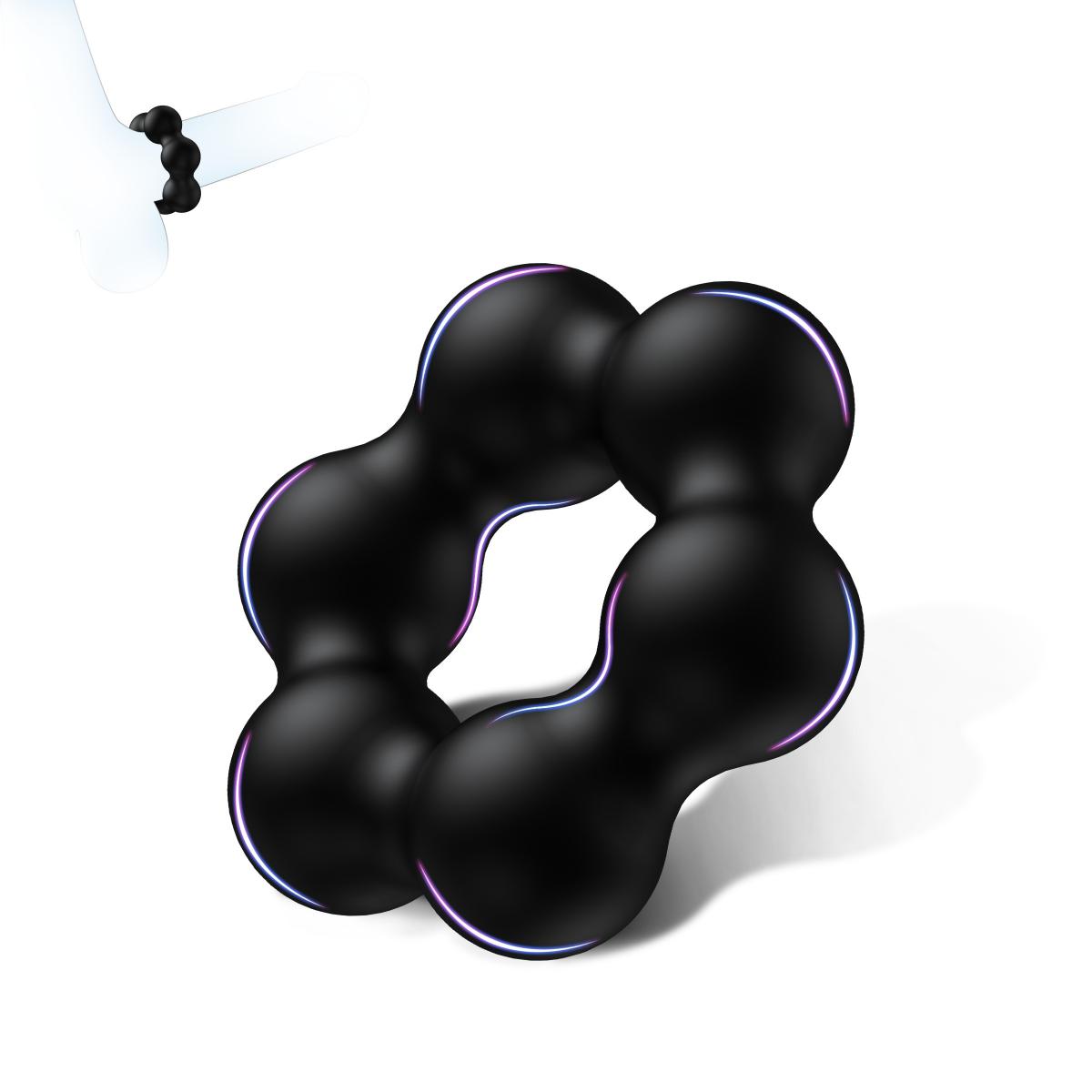Sampro Male    Silicone Cock Penis Ring Delay Ejaculation For Couples Men Erection