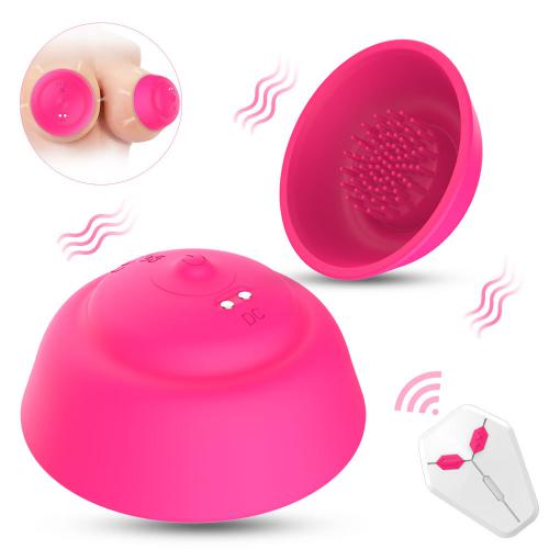 For Woman Usb Waterproof Breast Massage Vibrator 10 Speeds Remote Control Nipple Massager