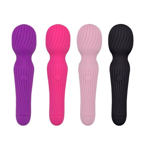For Woman Usb Waterproof Vibrator Body Massager Stick G-spot Clitoris Av Wand