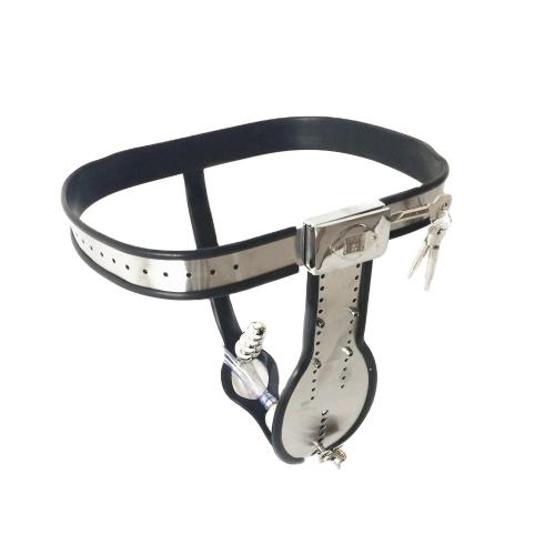 Sexy Panties Male Chastity Belt With Cock Cage Stainless Steel Lock Cbt Device Bdsm Bondage Metal  For S