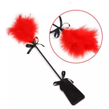 Sexy Silicone Spanking Paddle  Games Bondage Gear Feather Flirting Tickler Whip Flogger Whips