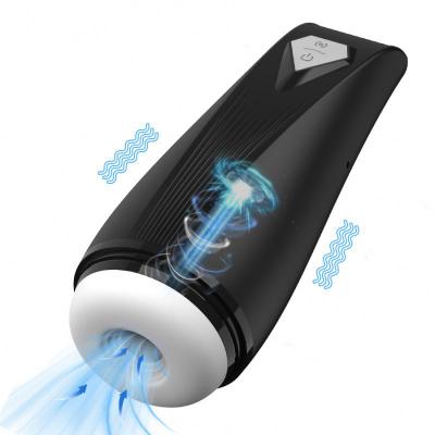 Sucking Masturbation Cup Male Penis Sucker Oral Sex Realistic Vagina Masturbator Vibrator  For Men