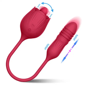 Usa Warehouse Rose Vibrator  For Woman And Men Cock Ring Massage Masturbation Sexy Automatic Dildos Women