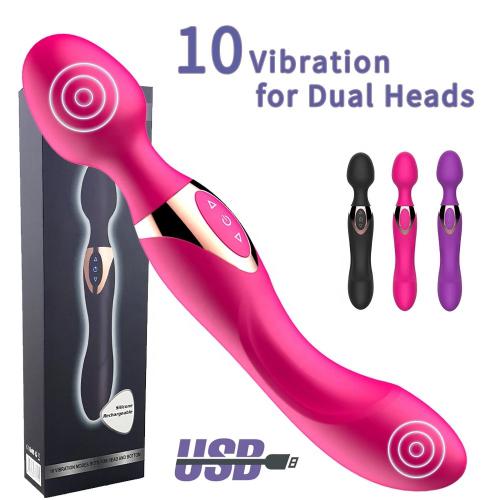 Usb Charge  Sex 10 Frequency Av For Magic Wand Massager Powerful Clit Honey Bean Stimulator Automatic Dildo Vibrators