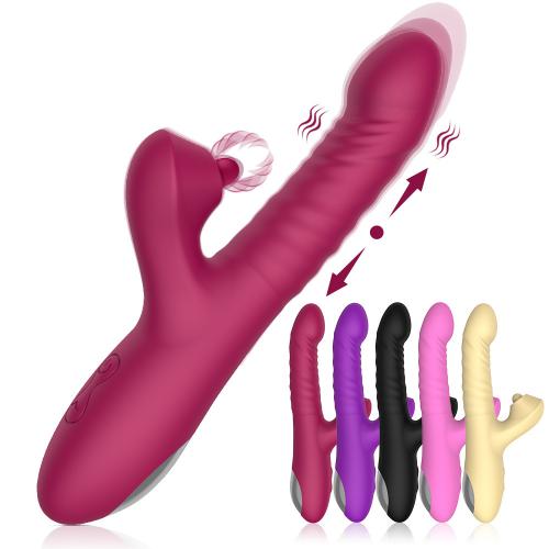 Wholesale  Supplies Poppy Charging G-spot Telescopic Slap Vibrator Female Massage Av Manufactured For S