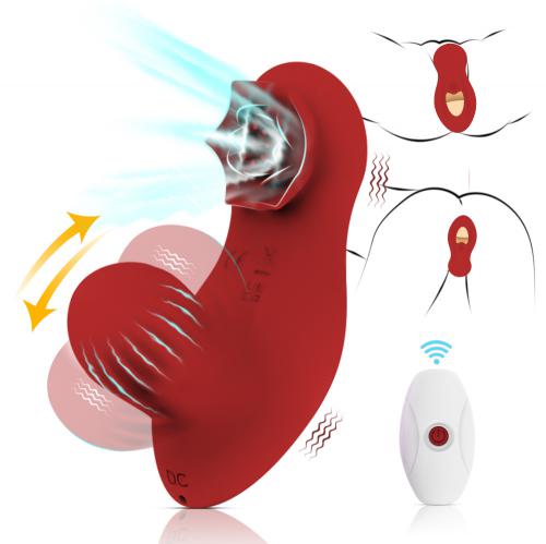 Wireless Remote Control Rose Jump Egg Swing Vibration Clit Stimulation Female Masturbation Invisible Wear Massager