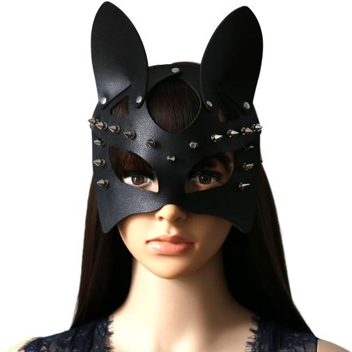 Women Sexy Leather Mask Half Face Fancy  Halloween Cat Punk Party Game Cosplay Masks Erotic Accessories