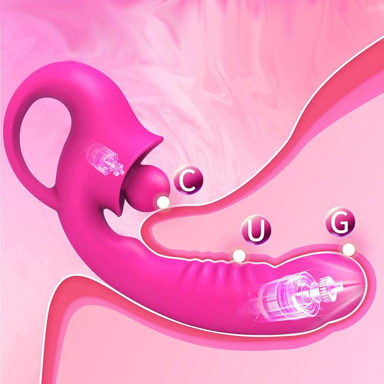 2 In 1 Dildo Vibrator Clitoralis Stimulator With 10 Vibration Modes Clitoral G Spot  Realistic For Women And Man