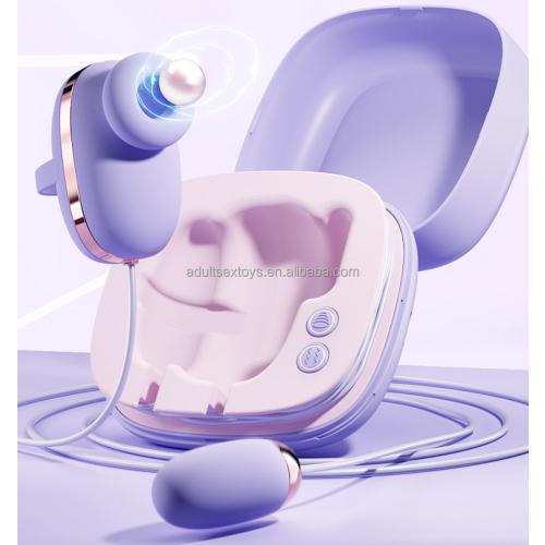 2 In 1 Mini Nipple Clitoral Suction Women Vibrator  With Bullet Egg Storage Box Sucking