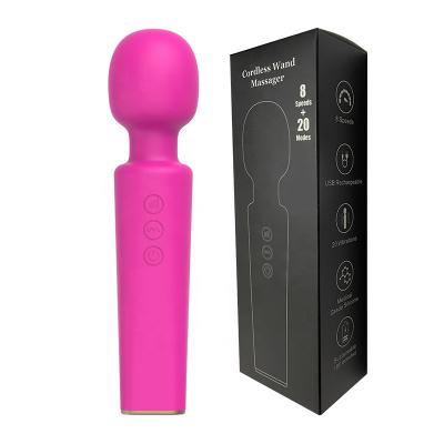 3 Hours Run Time Powerful 8 Speeds 20 Vibrations Magic Massager Wand Vibrator Other Massage
