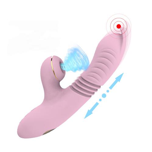 3 Thrusting 7 Sucking Modes Heating G Spot Rabbit Vibrators Clit Dildo Vibrator For Women