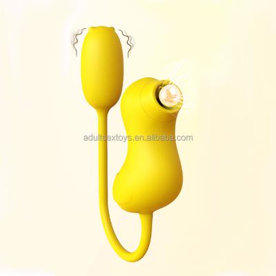 7 Clitoral Sucking Vibrator With Egg  For Clit Nipple Stimulation  Oral  Women Couples