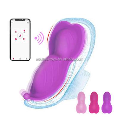 App/remote Controlled Butterfly  Multi Vibrating Panties Wearable Panty Women Vibrators Juguetes Sexuales