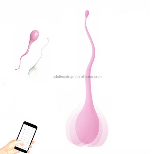 App Controlled Tadpole Vibrator Usb Charging Vibrating Pink Egg For Women