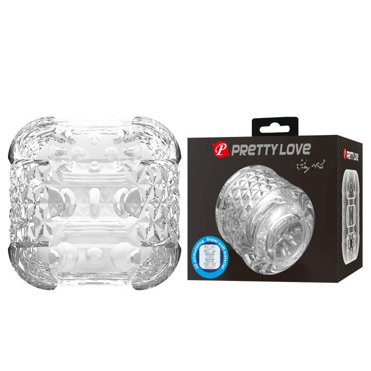 Baile Prettylove Male Masturbator Training Device Transparent Masturbation Egg For Man