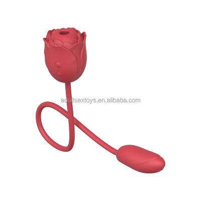 Custom Packaging Rose  Extended Egg Vibrator   High Quality For Women