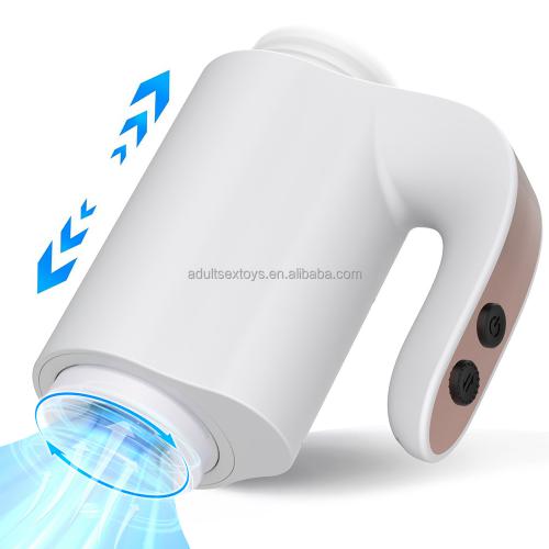 Dual Open-ended Penis Massager Self Pleasure  Mobile App Controlled Automatic Thrusting Male Masturbators