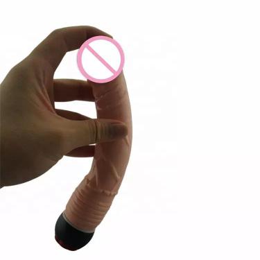 Factory Direct Wholesale  Masturbation Real Skin Flesh Like Realistic Vibrating Dildo For Woman