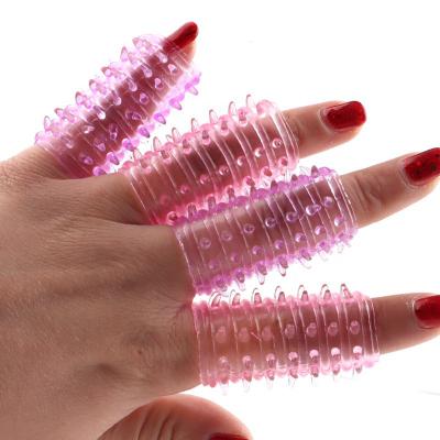 Hot Selling  Female Lesbian Orgasm Clit Stimulation Mini Finger Sleeve