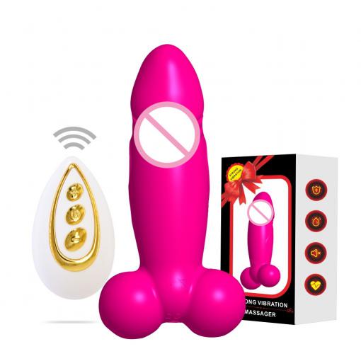 Mini Wear Vibrator Wireless Strong Vibration Anal Plug Women's  Men's Massage