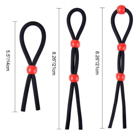 Multi-locking Spermatic Cord  Delayed Penis Rings Silicone Men For Man