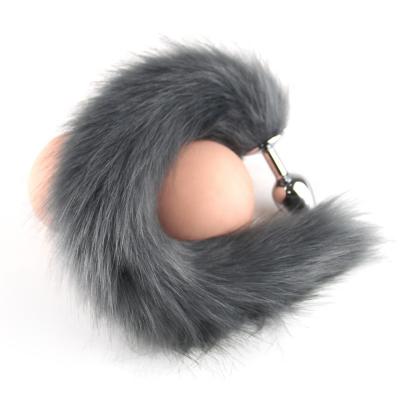 New Arrival Sex Games Erotic  Game Butt Plug  Multi Color  Fox Tail Anal Couple