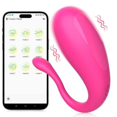 Pink Fun Rechargeable   Long Distance Wearable G-spot Panty Vibrator App Remote Control Mini Kegel Ball For Female