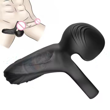 Sex  Charging Remote Control Silicone Egg Lock Delay Ring For Couple